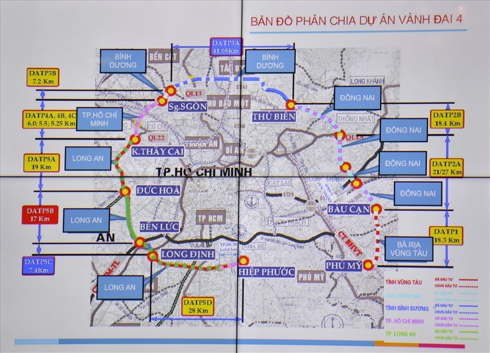 Sài Gòn khởi động việc đầu tư đường vành đai 4 với tổng chiều dài 200 km.